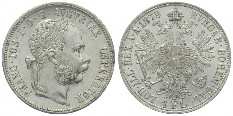 Österreich 1 Florin 1879 - Franz Josef I.